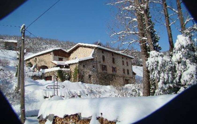 Location de vacances - Gîte à Bouvante - sous la neige
