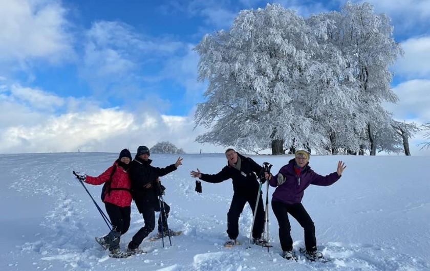 Location de vacances - Appartement à Chastreix - RANDO RAQUETTES AVEC UN GUIDE