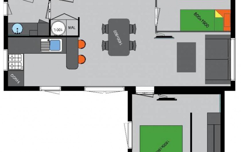 Location de vacances - Chalet à Rochefort-en-Terre