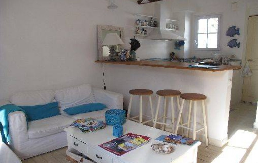 Location de vacances - Maison - Villa à Trouville-sur-Mer - entre salon et cuisine