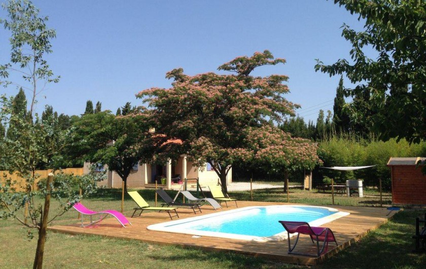 Location de vacances - Villa à Camélas - jardin piscine