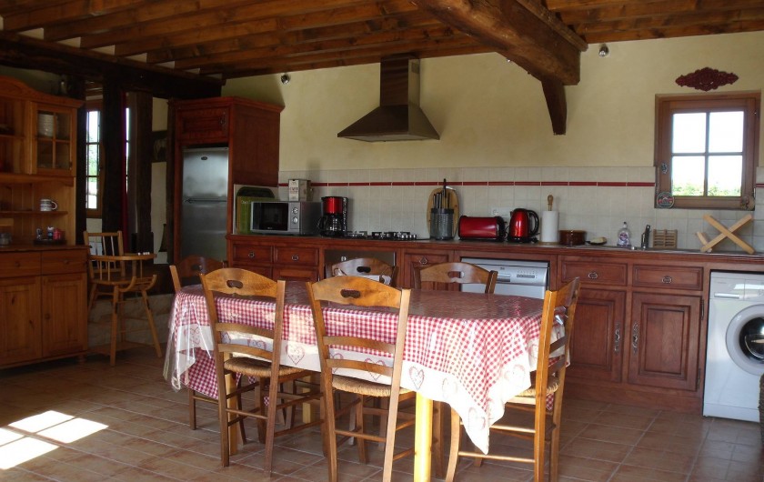 Location de vacances - Gîte à Victot-Pontfol - salle à manger-cuisine