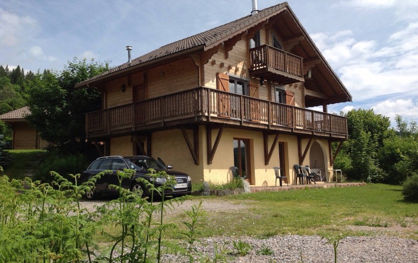 Location de vacances - Chalet à La Bresse - Vue du chalet I Le Monatgnard I La Bresse