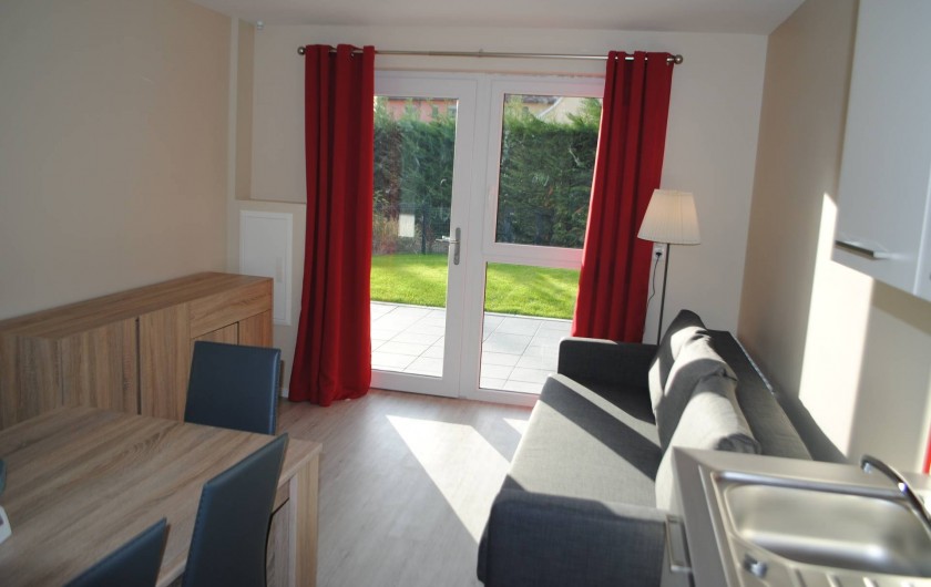 Location de vacances - Appartement à Colmar - coin salon appartement