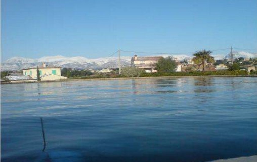 Location de vacances - Villa à Cagnes-sur-Mer - vue mer et montagnes proche de tous commerces  quartier résidentiel