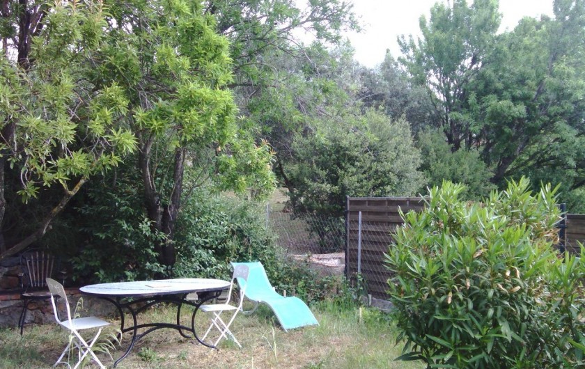 Location de vacances - Maison - Villa à Opoul-Périllos - jardin