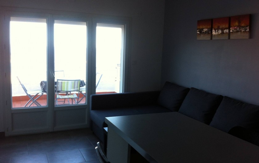 Location de vacances - Appartement à Tossa de Mar - SALLE DONNANT SUR TERRASSE