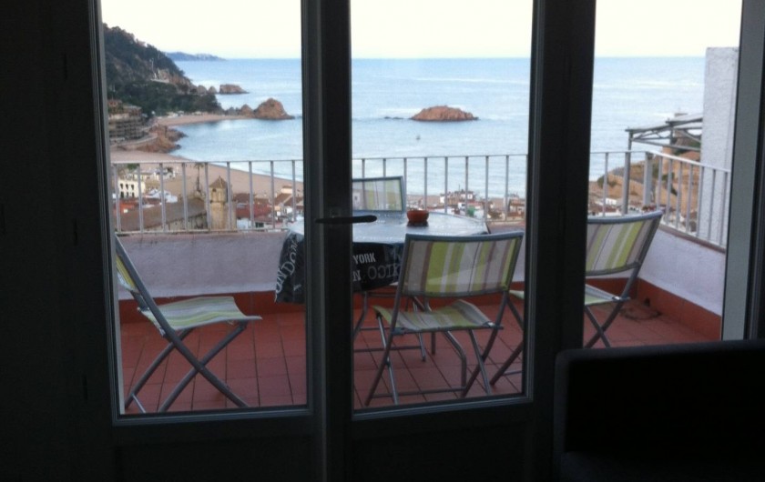 Location de vacances - Appartement à Tossa de Mar - VUE DEPUIS LA SALLE
