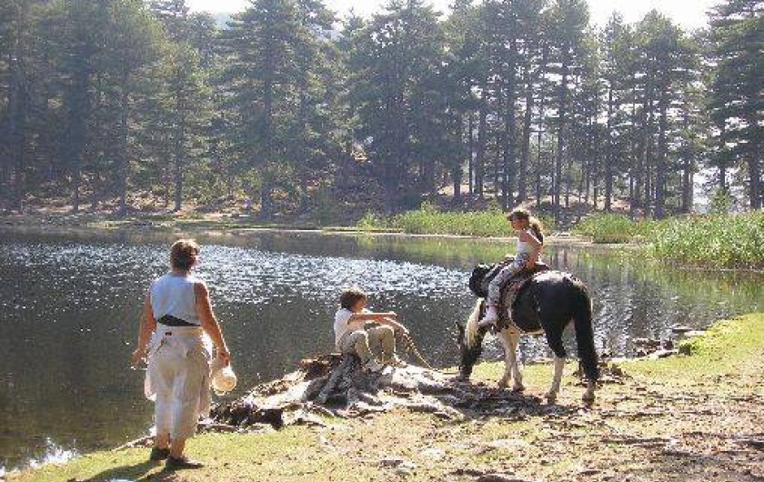 Location de vacances - Chalet à Orto - randonnée au lac de crena