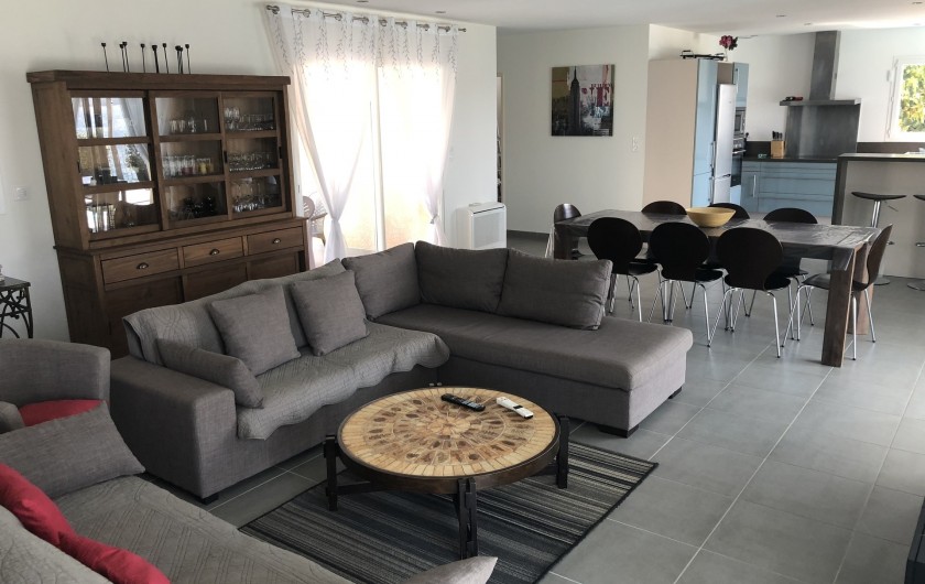 Location de vacances - Villa à Calcatoggio - Salon + Salle à manger