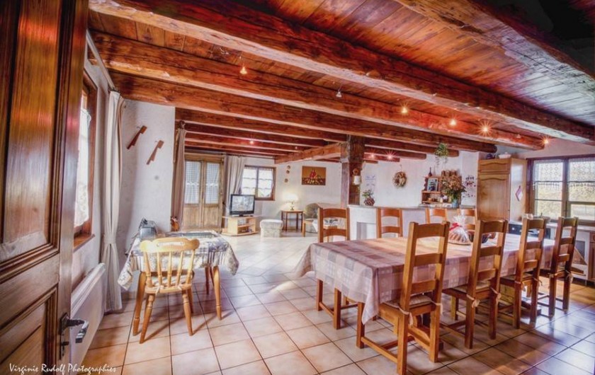 Location de vacances - Villa à Jebsheim - Un spacieux séjour pour des tablées conviviales