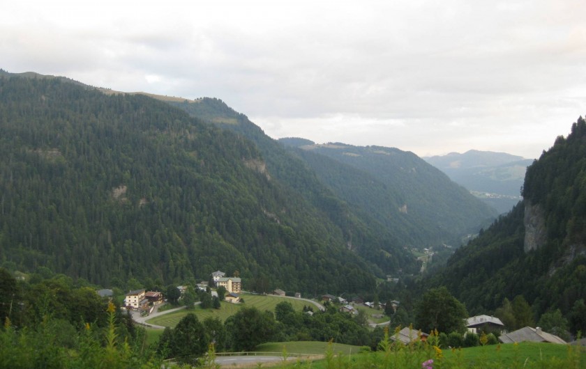 Location de vacances - Studio à La Giettaz - Vue de la fenêtre