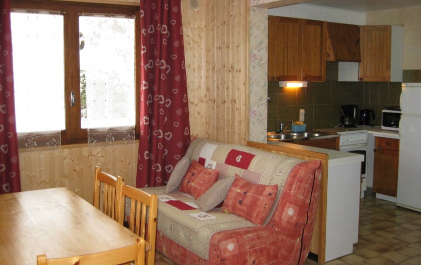 Location de vacances - Studio à La Giettaz - Coin repas