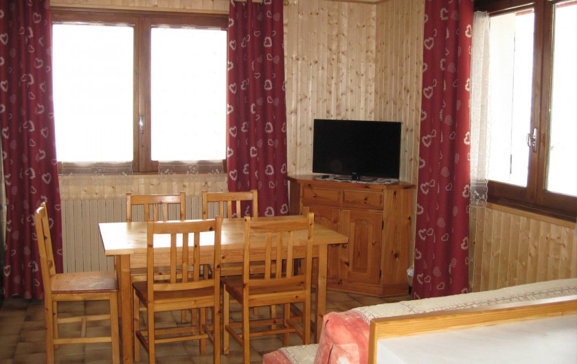 Location de vacances - Studio à La Giettaz - Coin repas