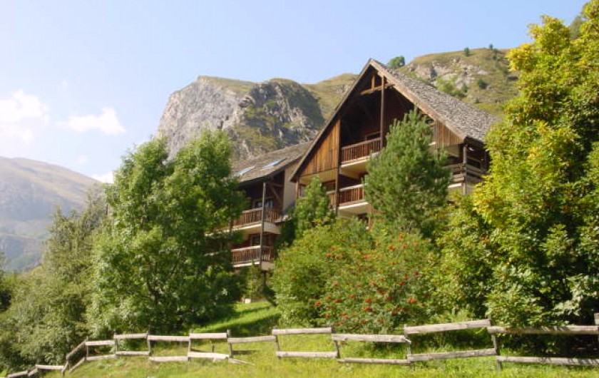 Location de vacances - Appartement à La Grave - La résidence des balcons de la Meije en été