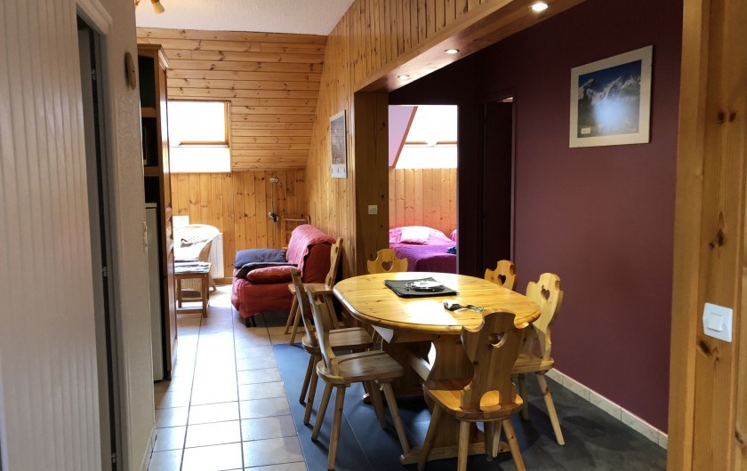Location de vacances - Appartement à La Grave - la salle à manger et le salon