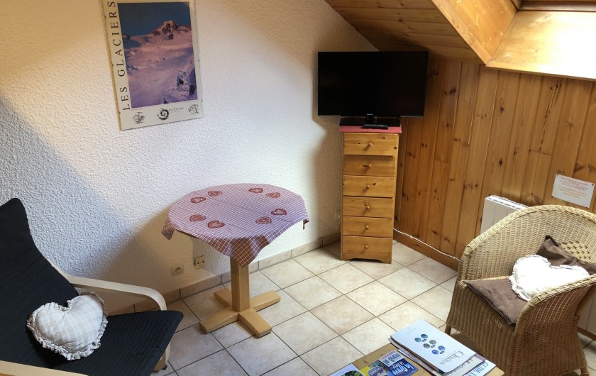 Location de vacances - Appartement à La Grave - le salon