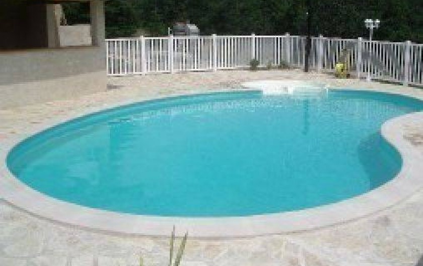 Location de vacances - Maison - Villa à Ornézan - vue Est piscine