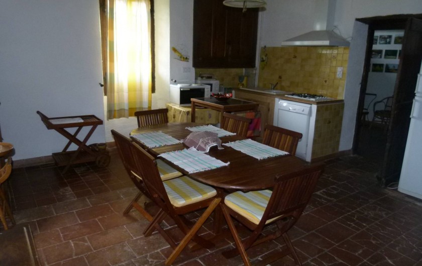 Location de vacances - Maison - Villa à Ornézan - cuisine avec son équipement