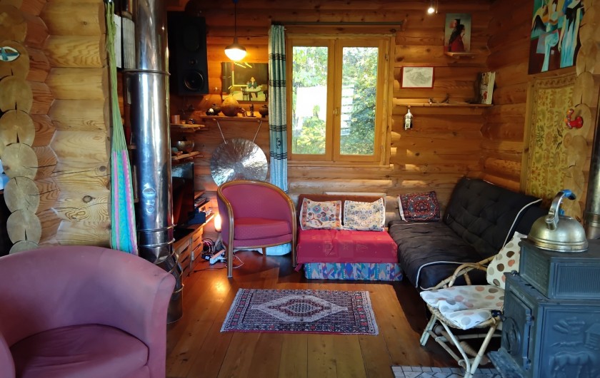 Location de vacances - Chalet à Pelvoux - salon