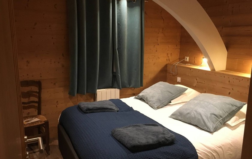 Location de vacances - Chalet à Les Avanchers-Valmorel - chambre 1, 2 places