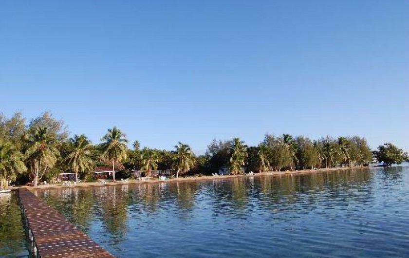 Location de vacances - Bungalow - Mobilhome à Uturoa - VUE COTE MER