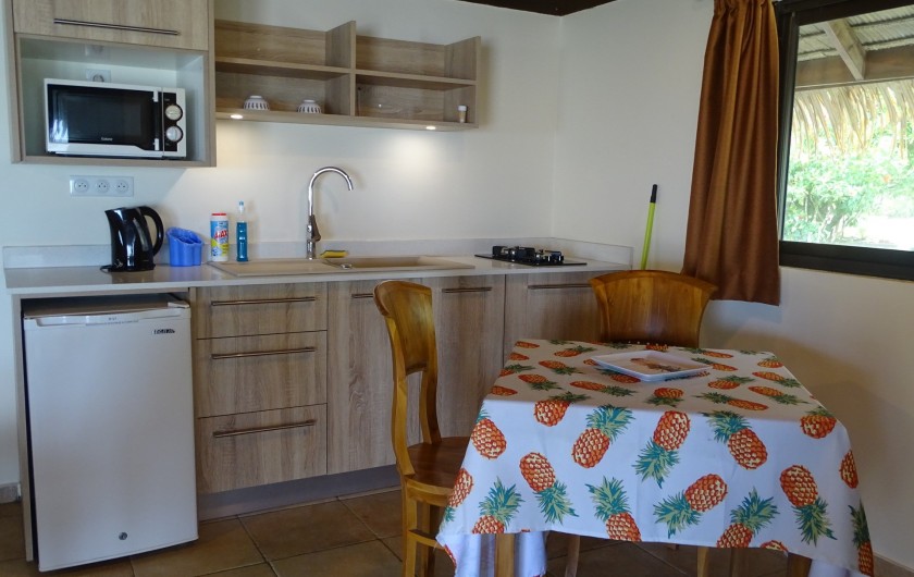 Location de vacances - Bungalow - Mobilhome à Uturoa - CUISINE