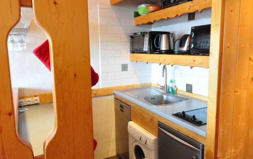 Location de vacances - Studio à Les Arcs - Cuisine dite à l'Américaine