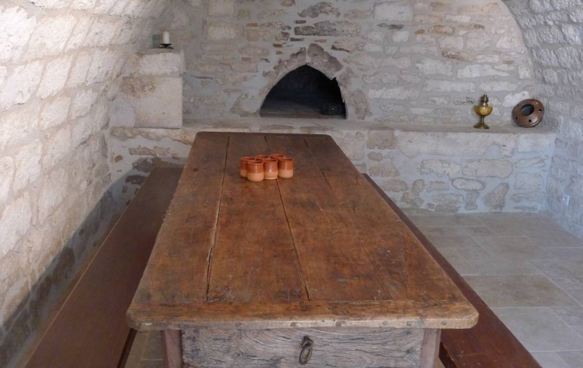 Location de vacances - Mas à Labastide-Marnhac - Four a pain  voûté avec  lit d'appoint