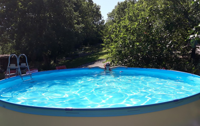 Location de vacances - Chambre d'hôtes à Saint-Sozy - Petite Piscine hors sol