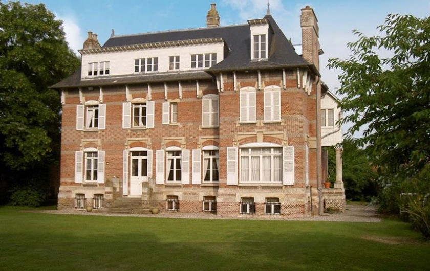 Location de vacances - Maison - Villa à Dury - Façade coté jardin