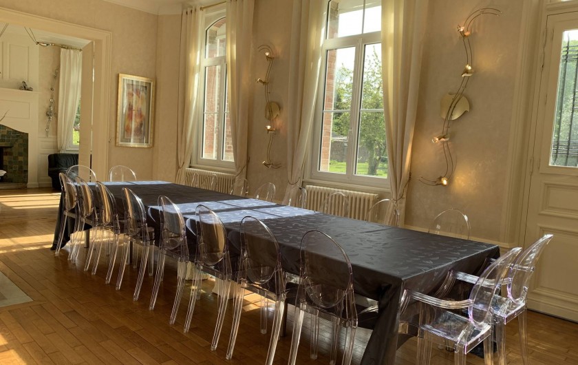 Location de vacances - Maison - Villa à Dury - Salle à manger 22 places