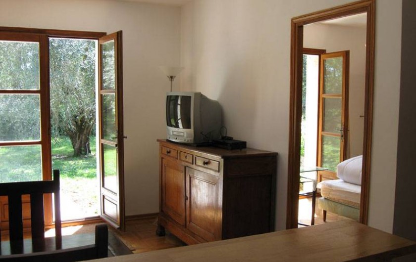 Location de vacances - Appartement à Gattières - Séjour