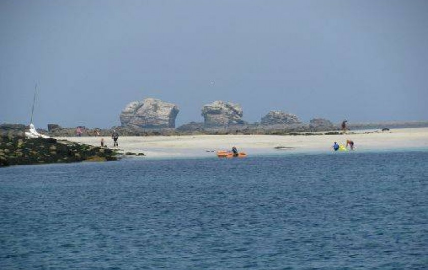 Location de vacances - Villa à Landéda - Rejoindre les îles en kayaks (location en contrebas de la maison)