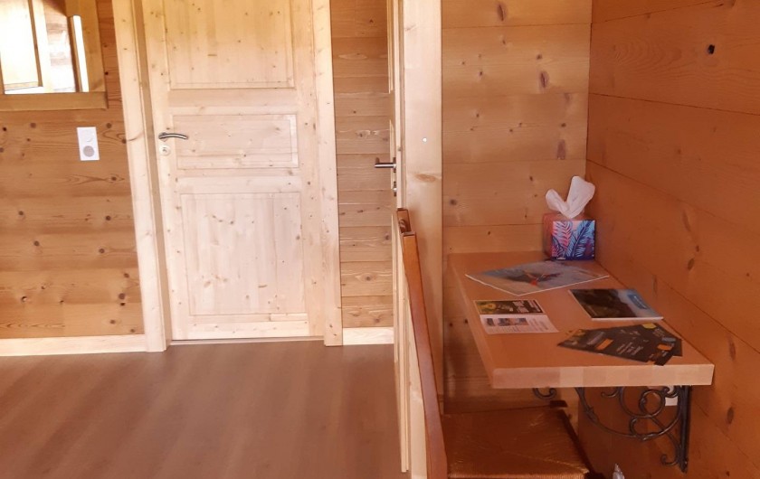 Location de vacances - Chambre d'hôtes à Septmoncel - Coin bureau chambre 2 étage