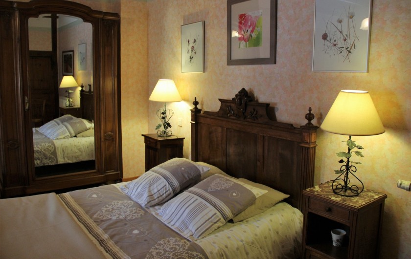 Location de vacances - Gîte à Saint-Pierre - la grande chambre, lit de 140