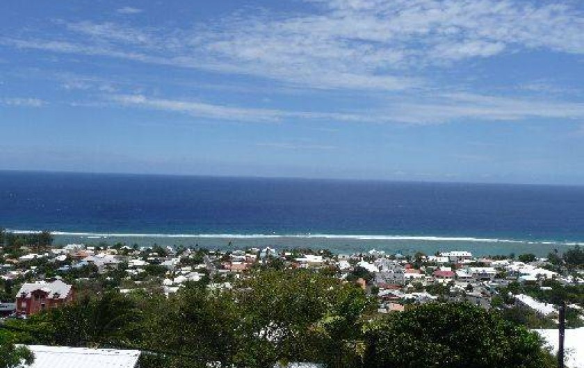 Location de vacances - Chalet à Saint-Leu - vue sur ST LEU et les plages