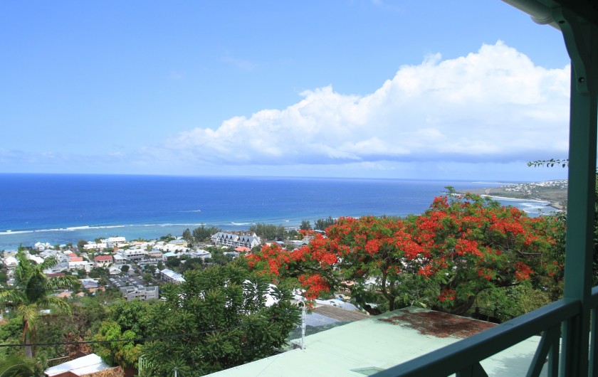 Location de vacances - Chalet à Saint-Leu - flamboyant et vue sur st leu
