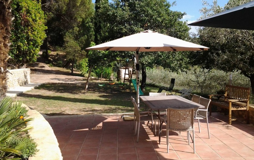 Location de vacances - Mas à Piégon - Terrasse