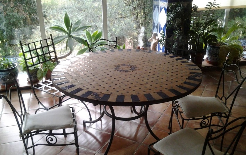 Location de vacances - Mas à Piégon - Véranda