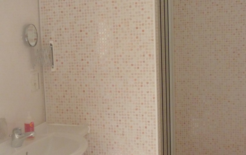 Location de vacances - Chambre d'hôtes à Brioude - Salle de bain partagée entre les chambres Terre et EAU