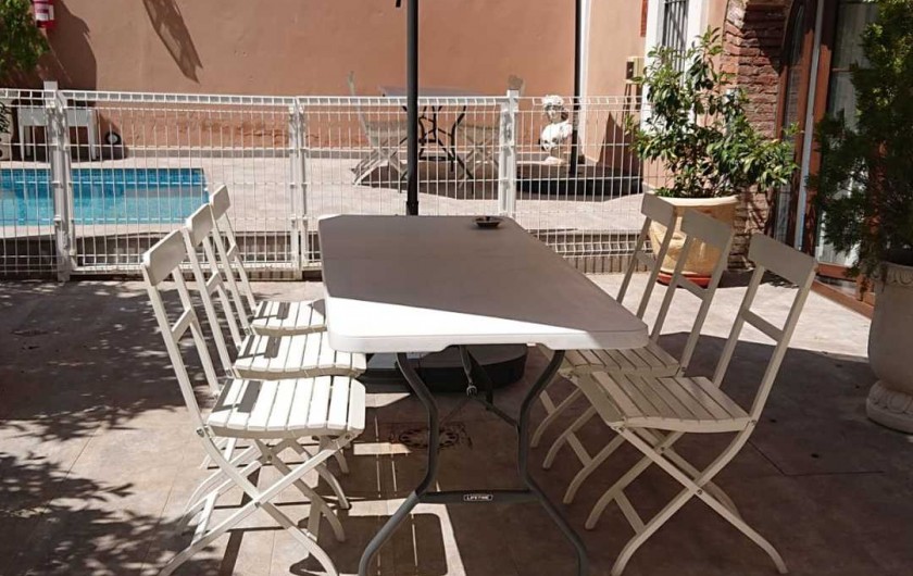 Location de vacances - Gîte à Siruela - Patio de la planta baja