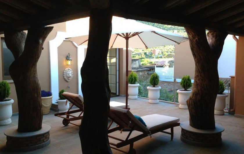Location de vacances - Gîte à Siruela - Terraza Solarium Las Encinas