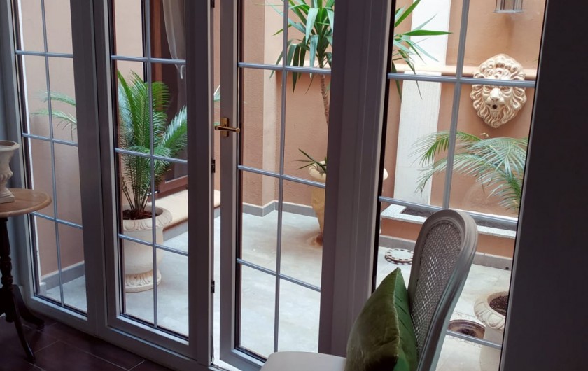 Location de vacances - Gîte à Siruela - Pequeño patio en planta baja