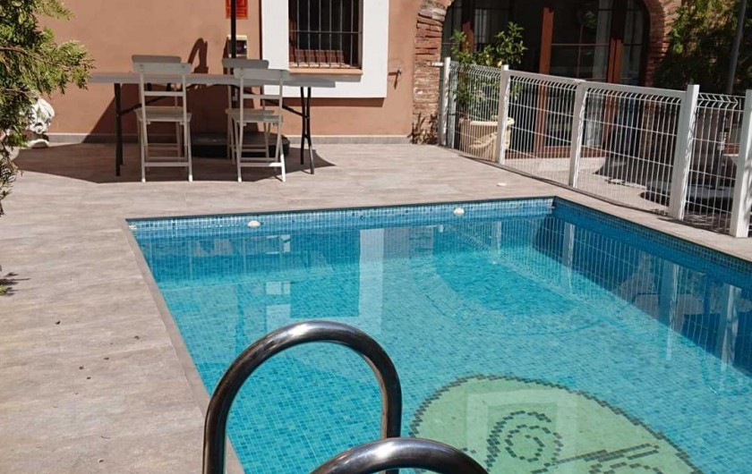 Location de vacances - Gîte à Siruela - Detalle de la piscina