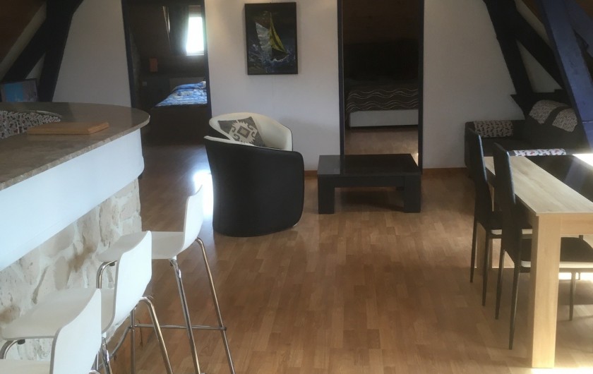 Location de vacances - Appartement à Audinghen - séjour-salon