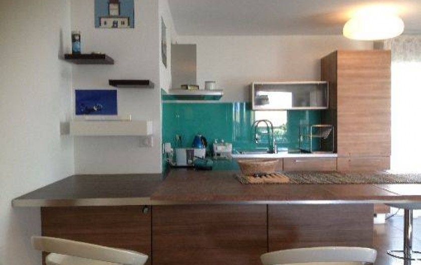 Location de vacances - Appartement à L'Île-Rousse - cuisine ouverte