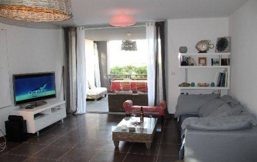 Location de vacances - Appartement à L'Île-Rousse - salon