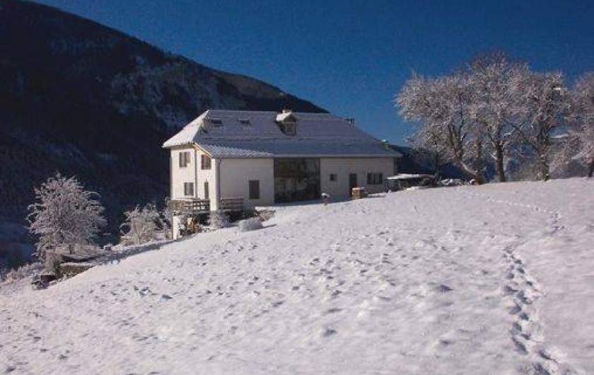 Location de vacances - Gîte à Colmars - La ferme des Transhumances en hiver