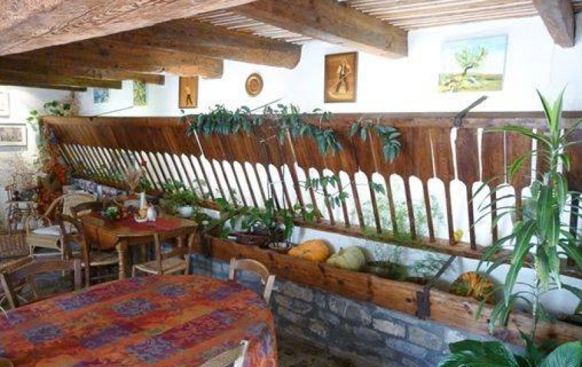 Location de vacances - Gîte à Colmars - Les Transhumances-table d'hôtes